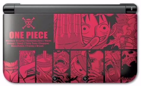 Nintendo-3DS-XL-One-Piece-Luffy-Red