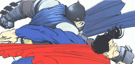 superman vs batman dark knight returns