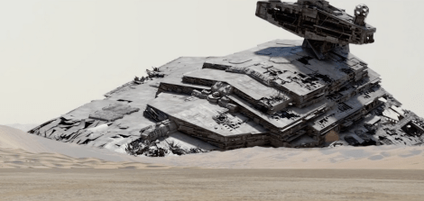 Star Wars the force awakens CGI