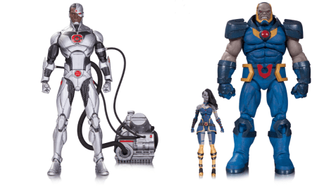 “Forever Evil” Cyborg, $45 dólares. En tiendas en septiembre 2016. Deluxe Darkseid and Grail, $100 dólares. En tiendas en octubre 2016.