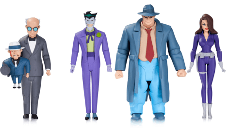 Scarface, Joker, Harvey Bullock, y Talia Al Ghul. $28 cada uno, en tiendas para septiembre 2016.